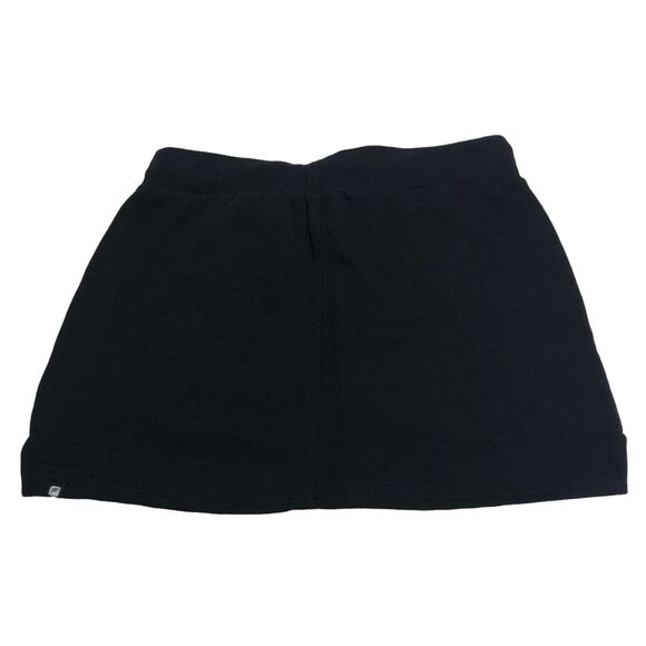 NEW Fabletics Amara Mini Skirt Black French Terry Drawstring Womens XS - Picture 4 of 6